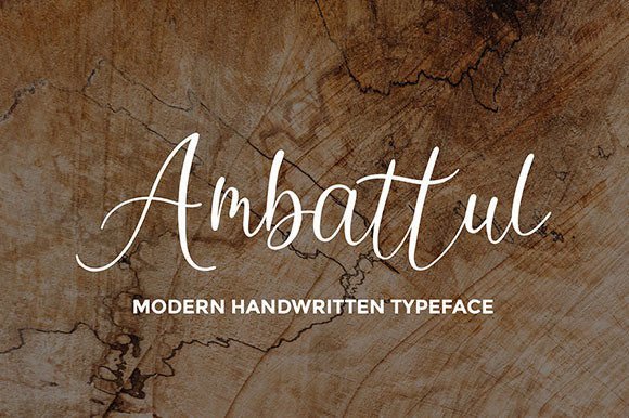 Ambattul: A Handwritten Script Font That Feels Like Your Brand’s True Voice
