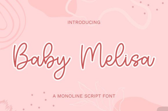 Baby Melisa: A Delicate Script with Quiet Confidence