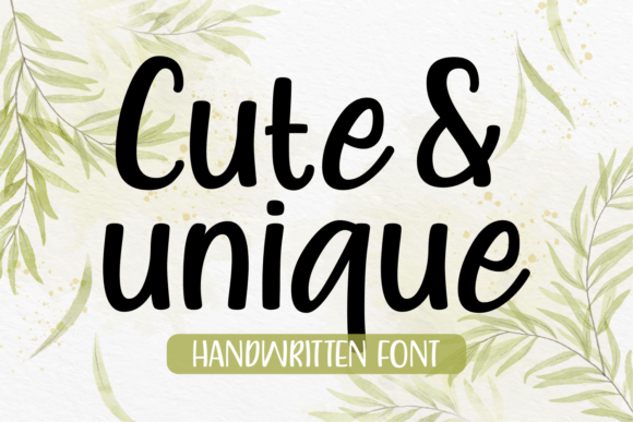 Cute and Unique: A Handwritten Font That Feels Like a Warm Conversation