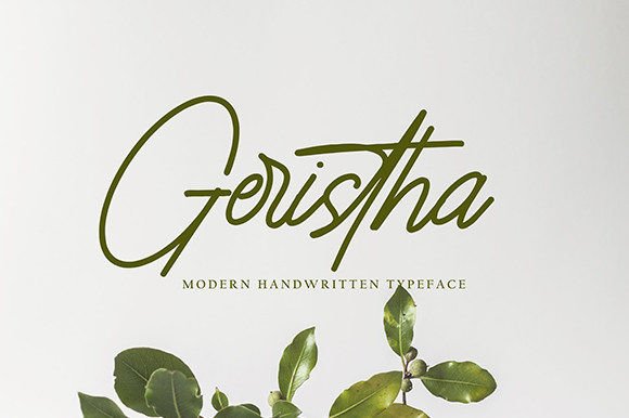 Geristha: A Thoughtful Script Font for Editorial Warmth