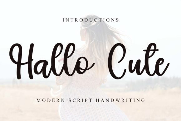 Hallo Cute: A Handwritten Font That Elevates Digital Branding