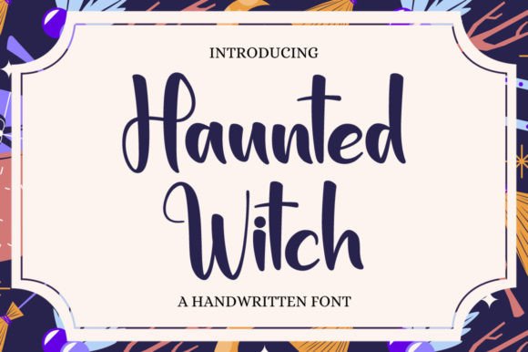 Haunted Witch Font: A Smart Handwritten Typeface for Small Business Branding