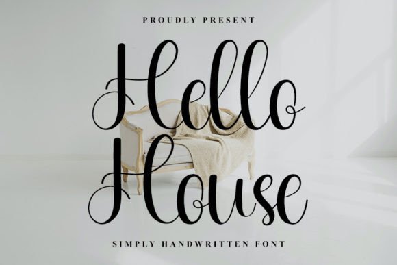Hello House: A Handwritten Script Font for Digital Branding