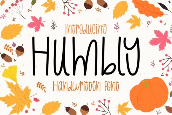 Humbly: A Playful Handwritten Typeface for Digital Branding