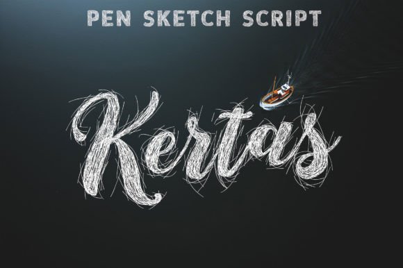 Kertas: A Sketch-Style Handwritten Font for Digital Branding