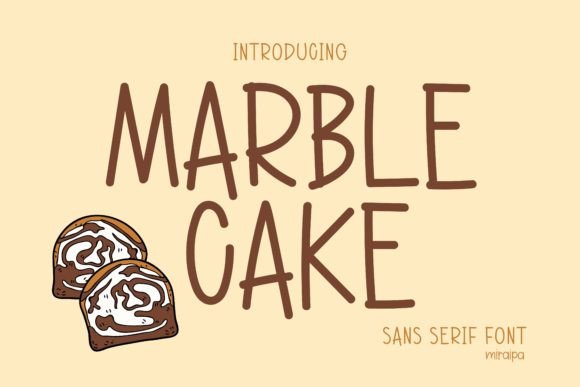 Marble Cake: A Handwritten Font That Makes Your Brand Feel Warm & Welcoming