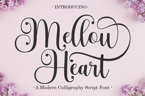 Mellow Heart: A Handcrafted Script Font for Digital Branding