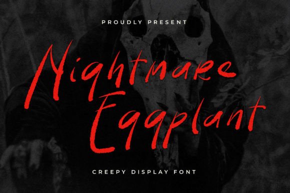 Nightmare Eggplant: A Creepy Handwritten Font for Distinctive Branding