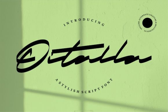 Oitalla: A Handwritten Font That Feels Like a Quiet Conversation