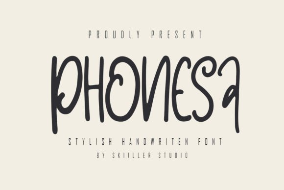 Phonesa: A Playful Handwritten Font for Crafters & Sellers