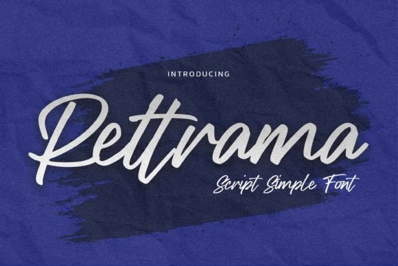 Rettrama: A Refined Script Font for Thoughtful Branding
