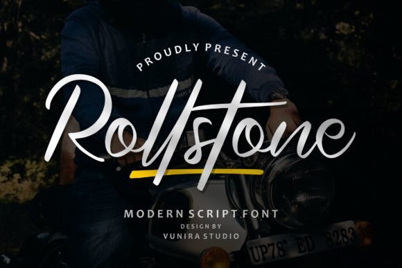 Rollstone: A Bold Handwritten Font That Commands Attention