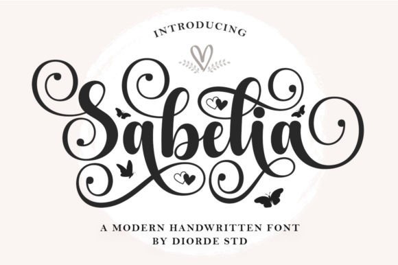 Sabelia: A Romantic Script Typeface for Small Business Branding