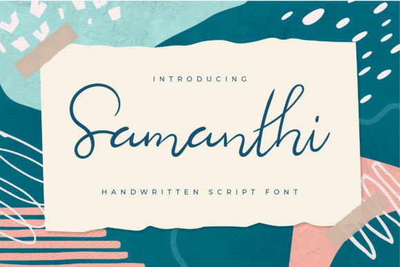 Samanthi: A Friendly Handwritten Font That Feels Like It Belongs