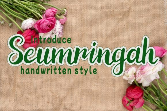 Seumringah: A Playful Handwritten Typeface for Warm, Human Branding