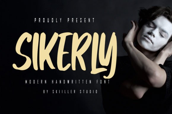 Sikerly: A Confident Handwritten Font for Digital Headlines