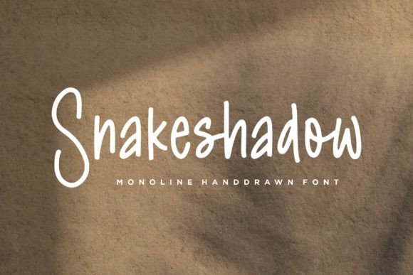 Snakeshadow Handwritten Font for Crafters & Small Business Owners