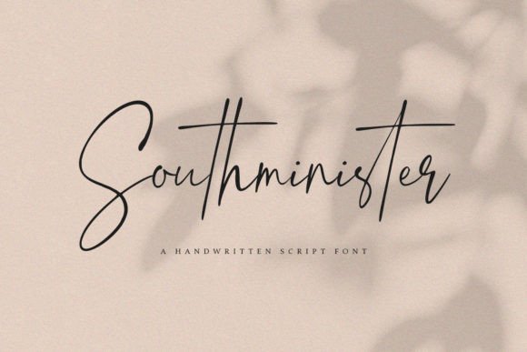Southminister: A Handwritten Script Font for Authentic Digital Branding