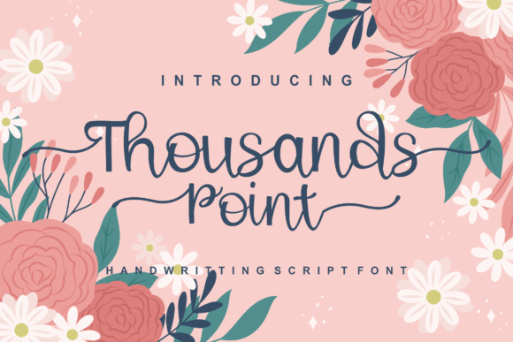 Thousand Point: A Thoughtful Handwritten Font for Brand Identity
