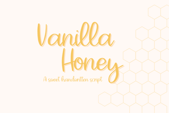 Vanilla Honey: A Sweet, Handwritten Script Font for Makers