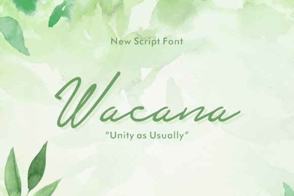 Wacana: A Handwritten Script Font That Fits Real Campaign Workflows